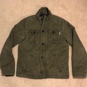 Hollister hunter green coat